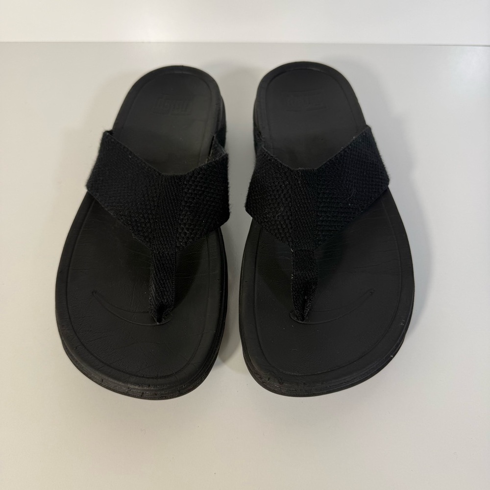 Fitflop Black Women's Thong Sandals - Picture 3 of 7